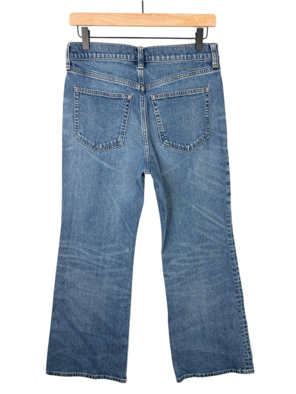 J Crew Charley Kickout Cropped Jean 27 High Rise Demi Boot Flare - Picture 2 of 4